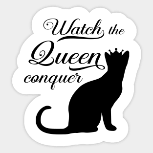 Cat queen Sticker